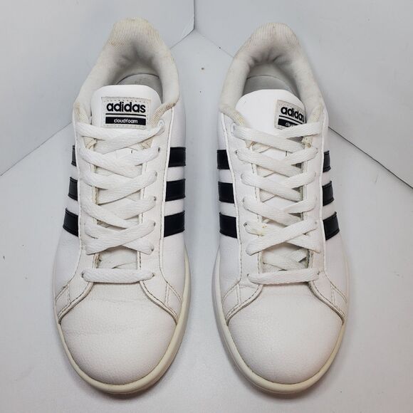 Adidas Cloud Foam Advantage AW4287 Shoes Sneakers Women's Size 8.5 White - Picture 3 of 12